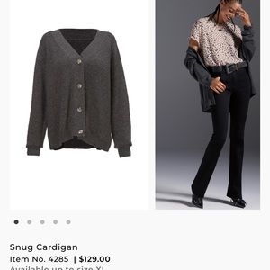 New CAbi snug cardigan